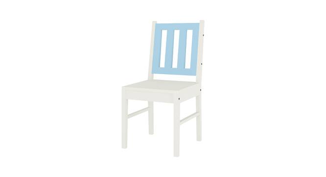 Jayleen Study Chair (Ivory - Sky Blue) by Urban Ladder - Front View Design 1 - 393131