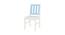 Jayleen Study Chair (Ivory - Sky Blue) by Urban Ladder - Front View Design 1 - 393131