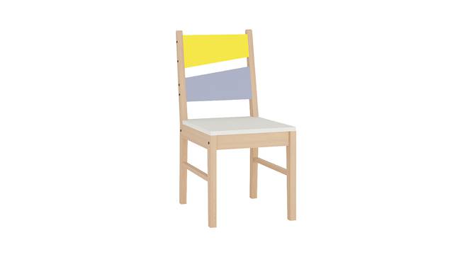 Samara Study Chair (Painted Finish, Sunshine Yellow - Davy Grey) by Urban Ladder - Front View Design 1 - 393132