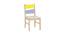Samara Study Chair (Painted Finish, Sunshine Yellow - Davy Grey) by Urban Ladder - Front View Design 1 - 393132
