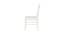 Jayleen Study Chair (Ivory) by Urban Ladder - Rear View Design 1 - 393143
