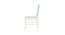 Jayleen Study Chair (Ivory - Sky Blue) by Urban Ladder - Rear View Design 1 - 393145