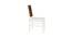 Jayleen Study Chair (Ivory - Coffee Walnut) by Urban Ladder - Design 1 Side View - 393157