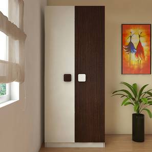 Almirah Design Corolla Engineered Wood 2 Door Wardrobe in Matte Laminate Finish