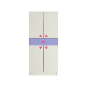 adona wood pvt. ltd Stella Engineered Wood 2 Door Kids Wardrobe in Barbie Pink Persian Lil...-picture-20