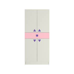 Stella Engineered Wood 2 Door Kids Wardrobe in Lavender Purple English...-image-37