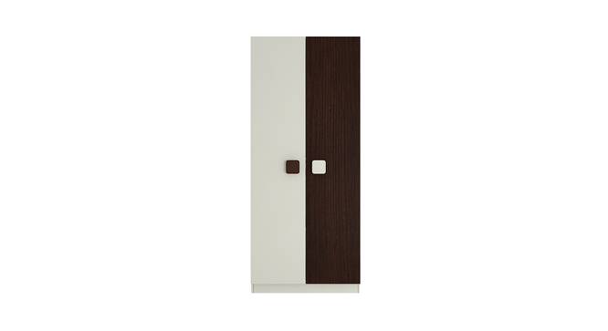 Corolla Wardrobe (Matte Laminate Finish, Ivory - Coffee Walnut) by Urban Ladder - Cross View Design 1 - 393210