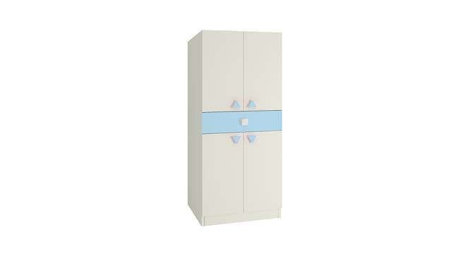 Stella Wardrobe (Sky Blue, Matte Laminate Finish) by Urban Ladder - Cross View Design 1 - 393219