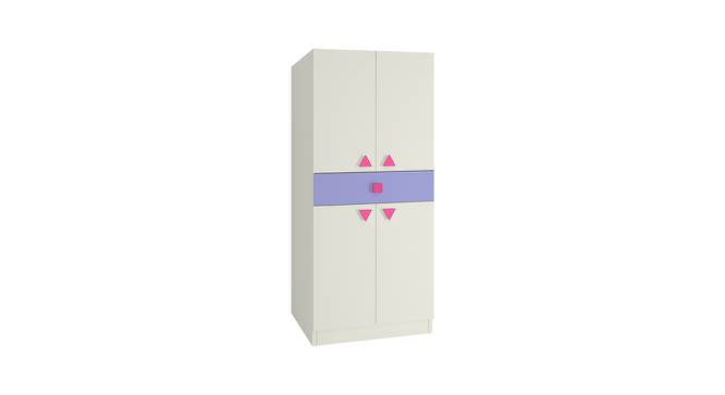 Stella Wardrobe (Matte Laminate Finish, Barbie Pink - Persian Lilac) by Urban Ladder - Cross View Design 1 - 393220