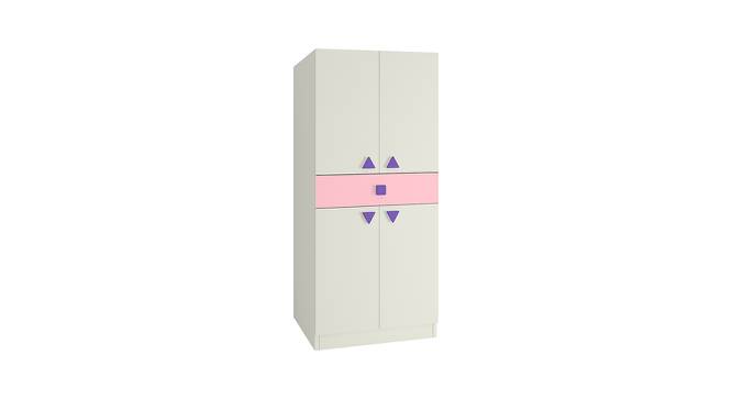 Stella Wardrobe (Matte Laminate Finish, Lavender Purple - English Pink) by Urban Ladder - Cross View Design 1 - 393223