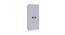 Corolla Wardrobe (Matte Laminate Finish, Davy Grey - Carbon Black) by Urban Ladder - Front View Design 1 - 393224