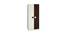 Corolla Wardrobe (Matte Laminate Finish, Ivory - Coffee Walnut) by Urban Ladder - Front View Design 1 - 393225