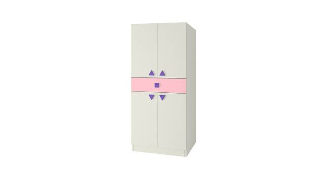 Stella Wardrobe (Matte Laminate Finish, Lavender Purple - English Pink) by Urban Ladder - Front View Design 1 - 393238