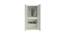 Jacqueline Wardrobe (Matte Laminate Finish, Mango Yellow - Verdant Green) by Urban Ladder - Design 1 Side View - 393255