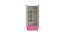 Emelia Wardrobe (Matte Laminate Finish, Light Wood - Barbie Pink) by Urban Ladder - Design 1 Side View - 393259