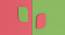 Jacqueline Wardrobe (Matte Laminate Finish, Strawberry Pink - Verdant Green) by Urban Ladder - Design 1 Close View - 393263
