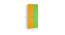 Jacqueline Wardrobe (Matte Laminate Finish, Mango Yellow - Verdant Green) by Urban Ladder - Design 1 Close View - 393271