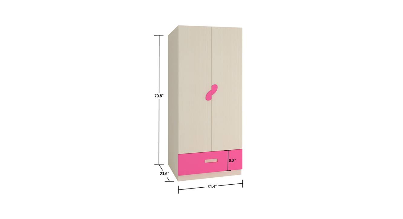 Lavista kids wardrobe barbie pink 6