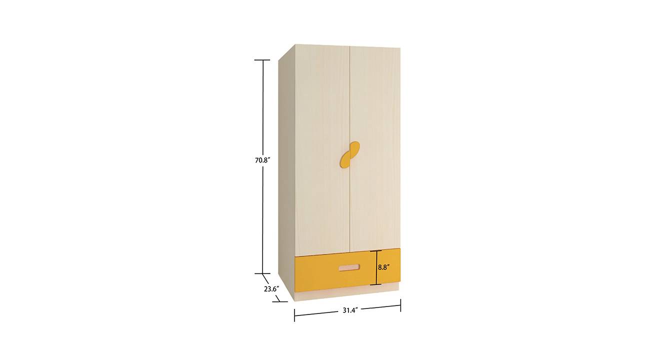 Lavista kids wardrobe mango yellow 6