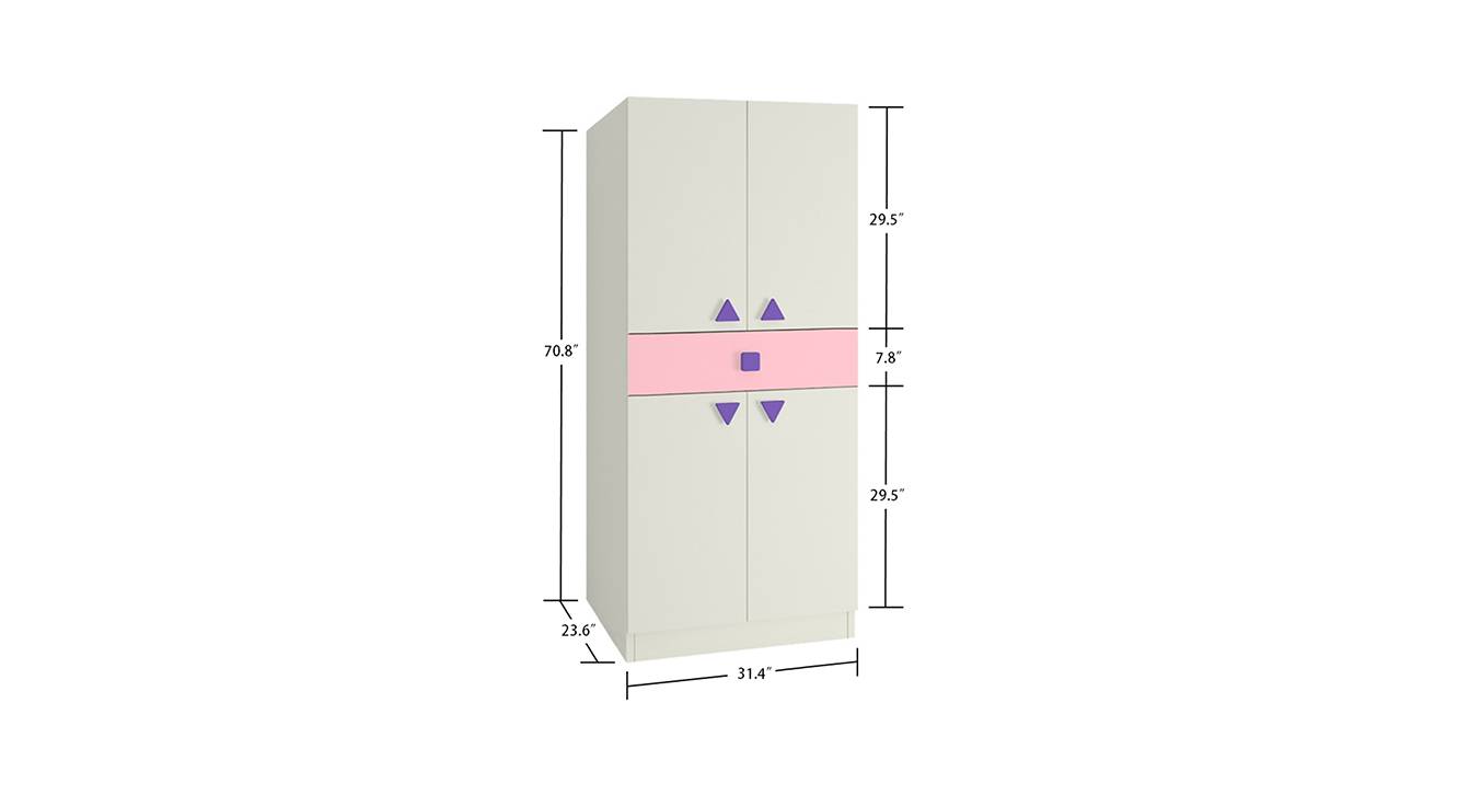 Kylee kids wardrobe lavender purple english pink 6