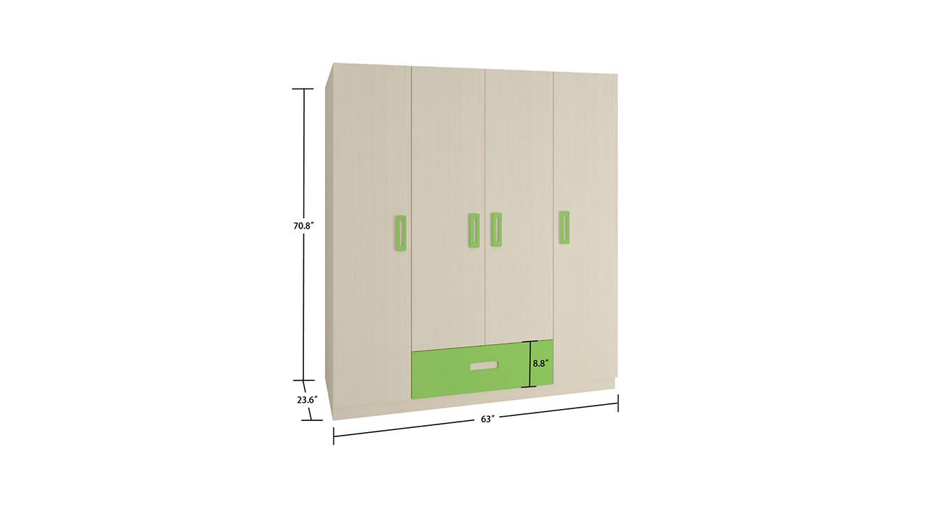 Liana kids wardrobe verdant green 6