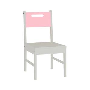 Baby Chair Design Lavista Solid Wood Kids Chair - Set of 1 in English Pink Colour