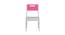 Lavista Study Chair (Barbie Pink, Painted Finish) by Urban Ladder - Cross View Design 1 - 393425