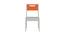 Lavista Study Chair (Light Orange, Painted Finish) by Urban Ladder - Cross View Design 1 - 393429