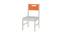 Lavista Study Chair (Light Orange, Painted Finish) by Urban Ladder - Front View Design 1 - 393444