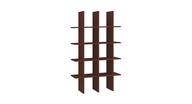 Lianna Bookshelf cum Display Unit (Matte Laminate Finish, Terra Sienna) by Urban Ladder - Front View Design 1 - 393447
