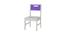 Lavista Study Chair (Lavender Purple, Painted Finish) by Urban Ladder - Rear View Design 1 - 393454