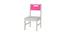 Lavista Study Chair (Barbie Pink, Painted Finish) by Urban Ladder - Rear View Design 1 - 393455