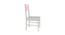 Lavista Study Chair (English Pink, Painted Finish) by Urban Ladder - Rear View Design 1 - 393457