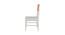 Lavista Study Chair (Light Orange, Painted Finish) by Urban Ladder - Design 1 Side View - 393474