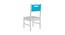 Lavista Study Chair (Azure Blue, Painted Finish) by Urban Ladder - Design 1 Close View - 393486