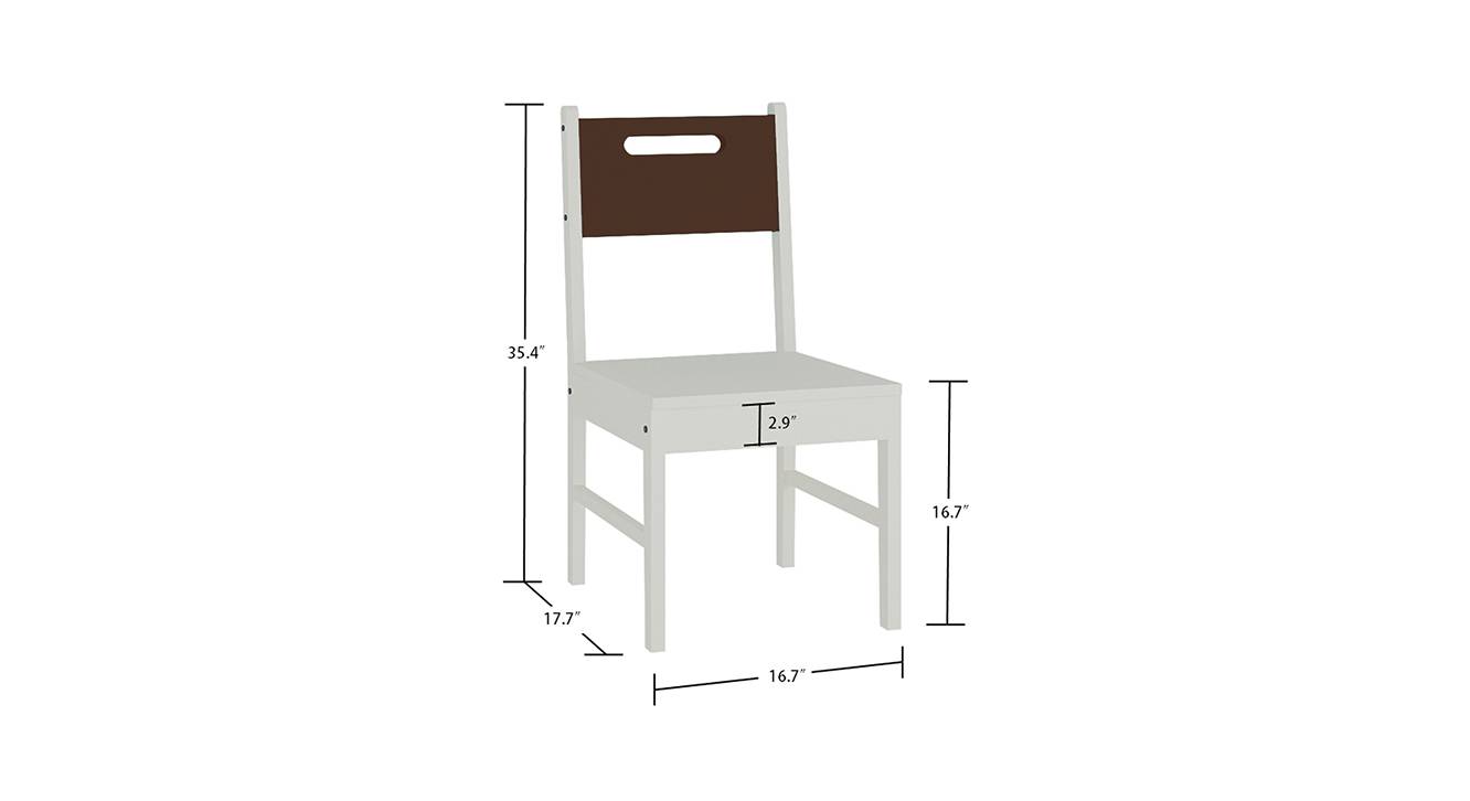 Lyra study chair coffee walnut 6