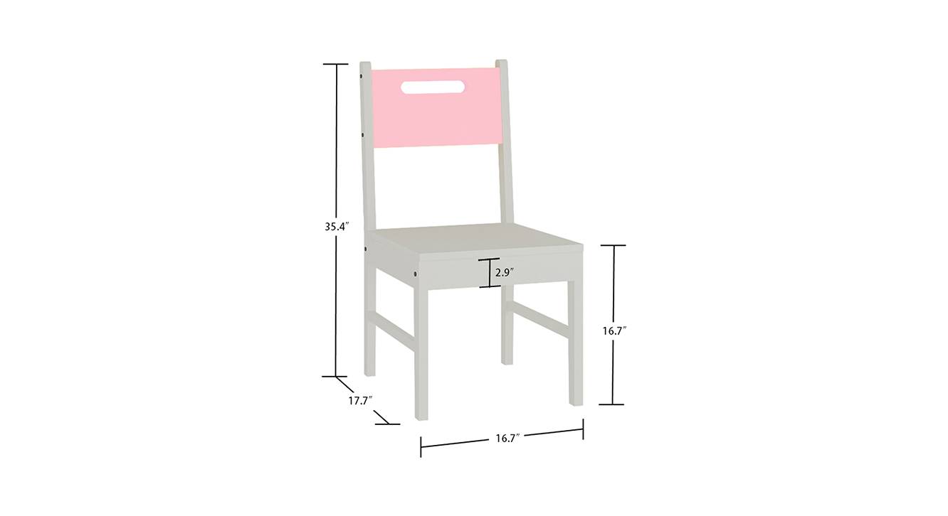 Lyra study chair english pink 6