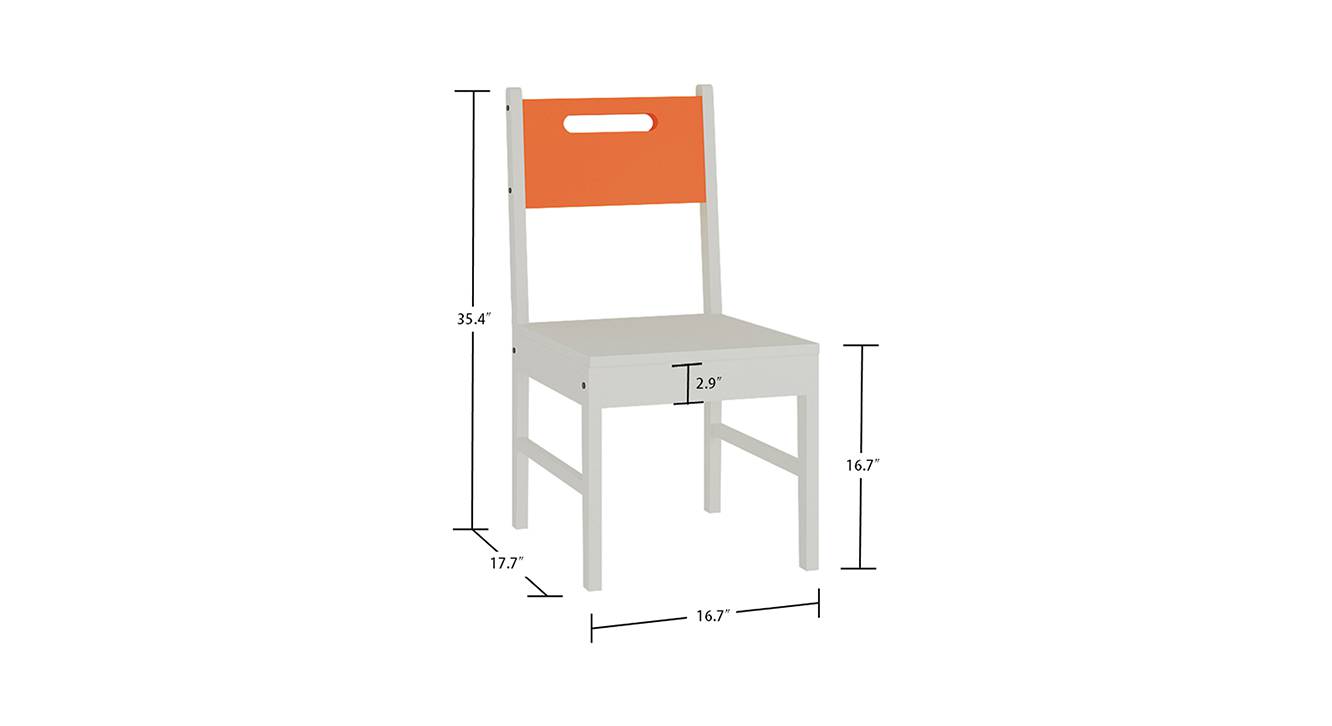 Lyra study chair light orange 6