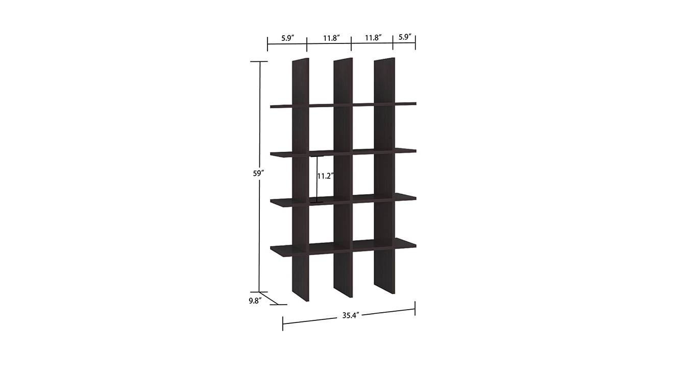 Lianna bookshelf antique ebony 6