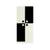 Malani wardrobe ivory carbon black lp