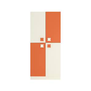 Darmine Engineered Wood 2 Door Kids Wardrobe in Ivory Light Orange Colour-image-32