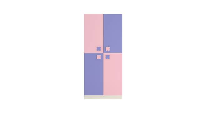 Darmine Wardrobe (Matte Laminate Finish, English Pink - Persian Lilac) by Urban Ladder - Cross View Design 1 - 393528