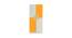 Darmine Wardrobe (Matte Laminate Finish, Ivory - Mango Yellow) by Urban Ladder - Cross View Design 1 - 393531