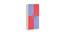 Darmine Wardrobe (Matte Laminate Finish, Persian Lilac - Strawberry Pink) by Urban Ladder - Cross View Design 1 - 393535
