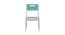 Lavista Study Chair (Misty Turquoise, Painted Finish) by Urban Ladder - Cross View Design 1 - 393538