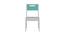 Lavista Study Chair (Misty Turquoise, Painted Finish) by Urban Ladder - Cross View Design 1 - 393538