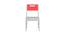 Lavista Study Chair (Strawberry Pink, Painted Finish) by Urban Ladder - Cross View Design 1 - 393539