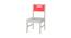 Lavista Study Chair (Strawberry Pink, Painted Finish) by Urban Ladder - Front View Design 1 - 393556