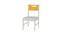 Lavista Study Chair (Mango Yellow, Painted Finish) by Urban Ladder - Rear View Design 1 - 393564