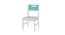 Lavista Study Chair (Misty Turquoise, Painted Finish) by Urban Ladder - Rear View Design 1 - 393566